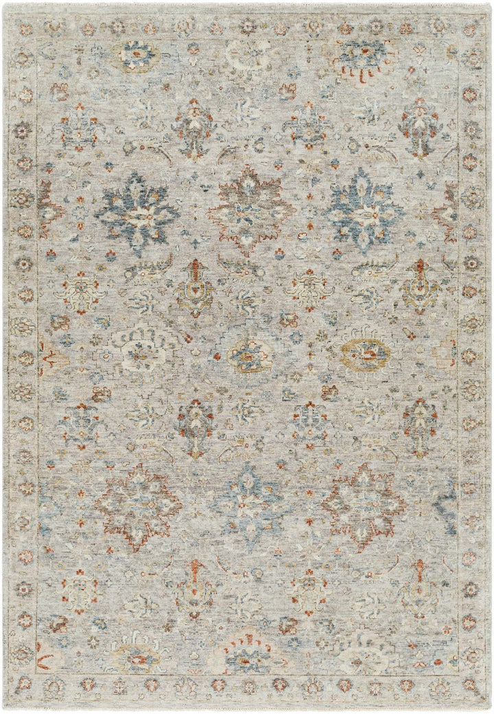 Sipocot Traditional Oushak Beige Hand Knotted Wool Area Rug - The Rug Decor