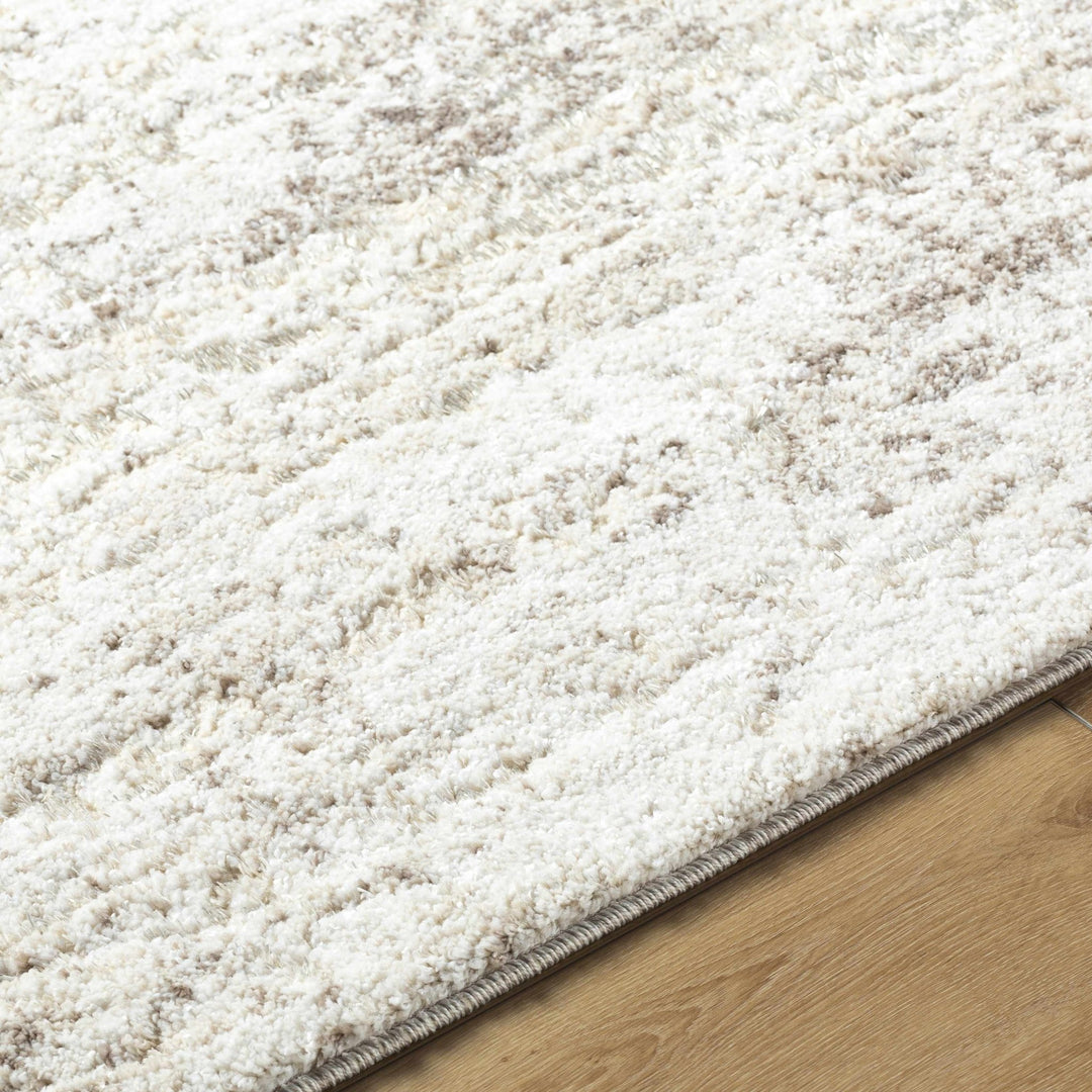 Siraj Modern Abstract Design Beige And Ivory Area Rug - The Rug Decor
