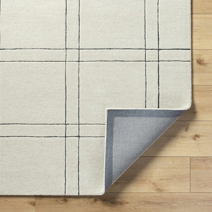 Sixto Contemporary Style Beige And Black Hand Tufted Wool Rug - The Rug Decor