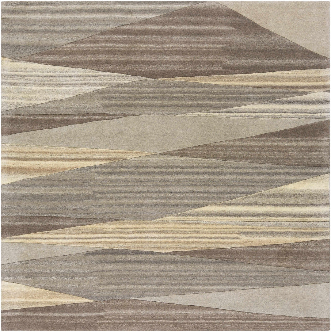 Skamokawa Modern Beige And Gray Hand Tufted Wool Area Rug - The Rug Decor
