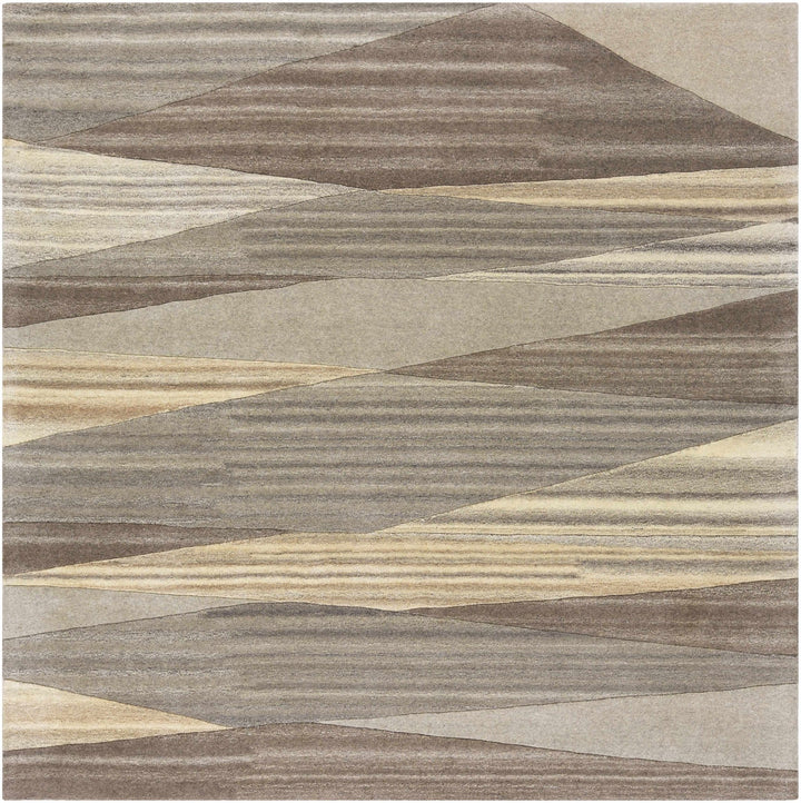 Skamokawa Modern Beige And Gray Hand Tufted Wool Area Rug - The Rug Decor