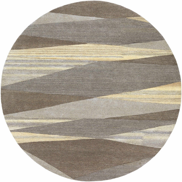 Skamokawa Modern Beige And Gray Hand Tufted Wool Area Rug - The Rug Decor