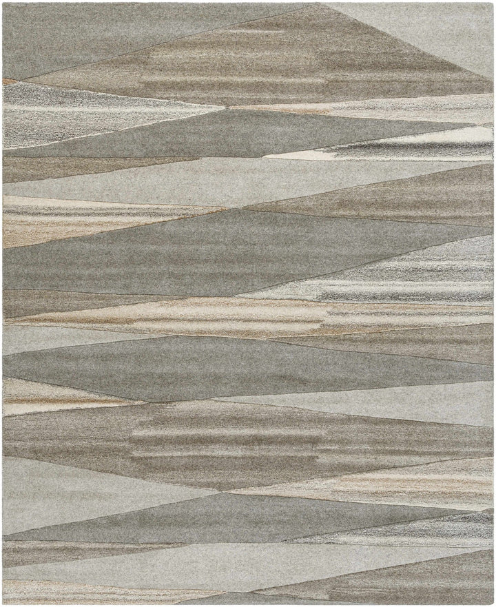 Skamokawa Modern Beige And Gray Hand Tufted Wool Area Rug - The Rug Decor