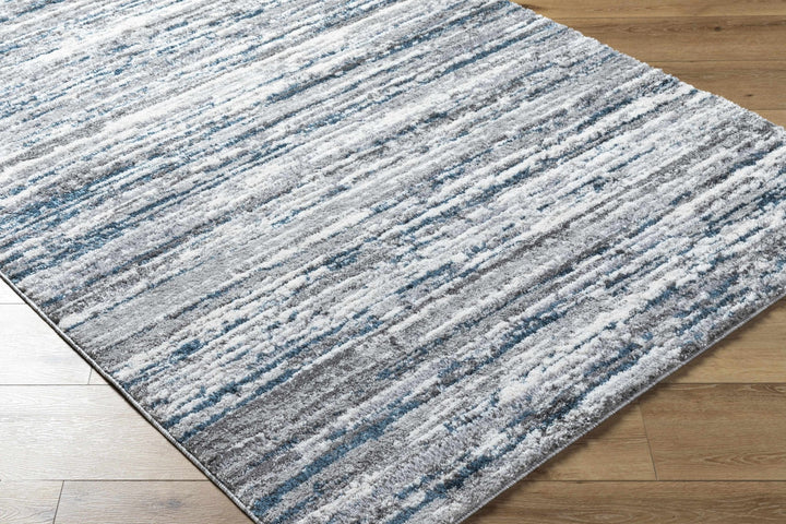 Skule Contemporary Abstract Design Gray And Charcoal Rug - The Rug Decor