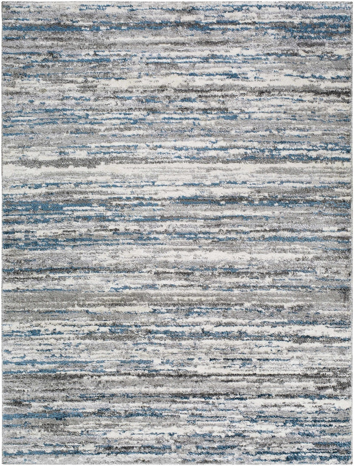 Skule Contemporary Abstract Design Gray And Charcoal Rug - The Rug Decor