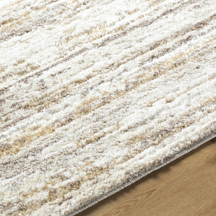 Skule Modern Abstract Beige And Ivory Area Rug - The Rug Decor