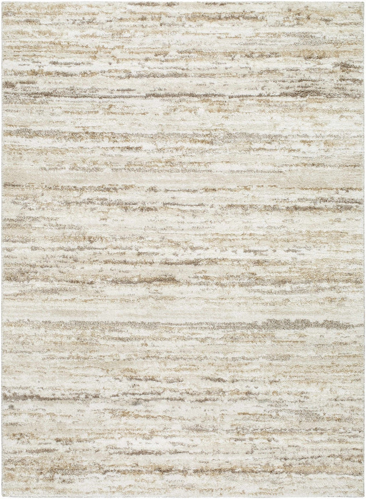 Skule Modern Abstract Beige And Ivory Area Rug - The Rug Decor