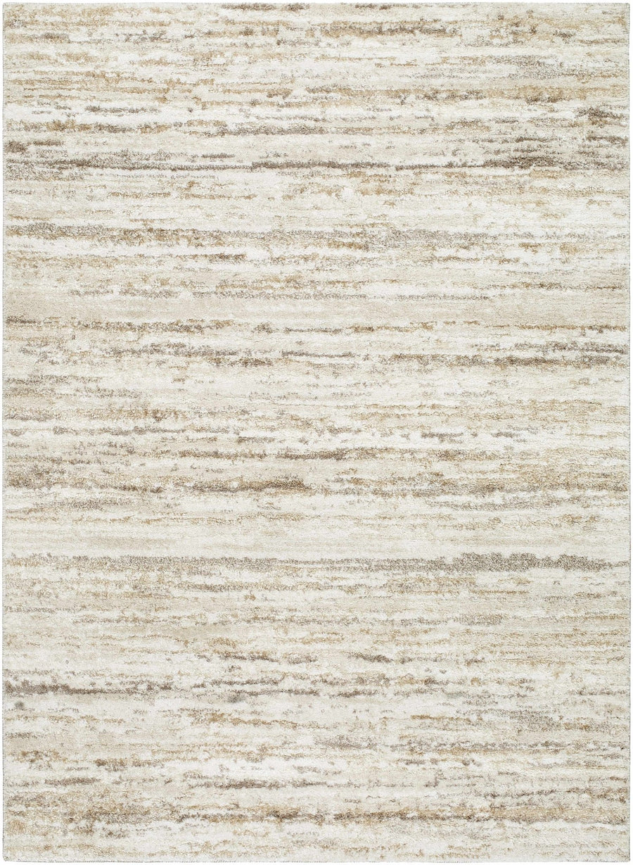 Skule Modern Abstract Beige And Ivory Area Rug - The Rug Decor