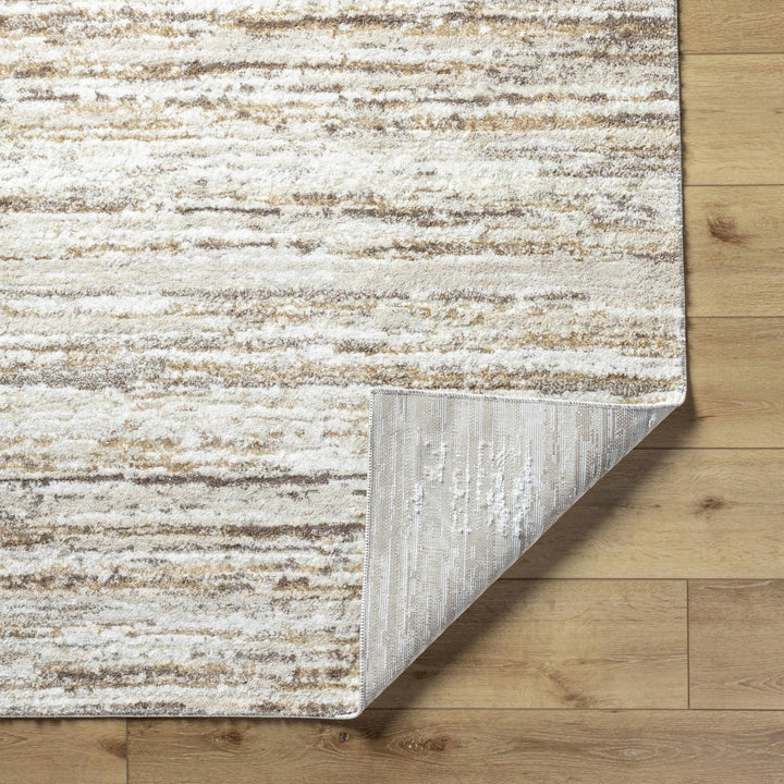Skule Modern Abstract Beige And Ivory Area Rug - The Rug Decor