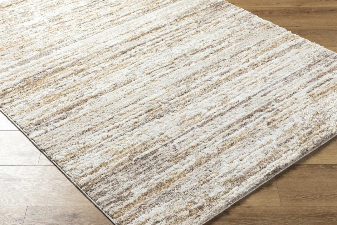 Skule Modern Abstract Beige And Ivory Area Rug - The Rug Decor