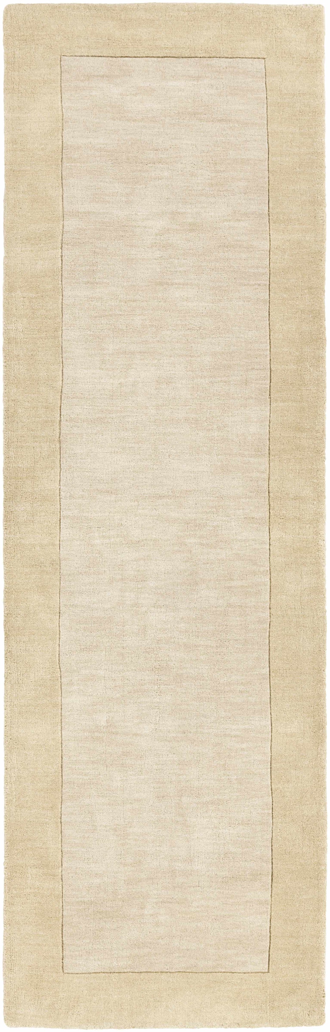 Slade Modern Solid Design Beige Hand Loomed Area Rug