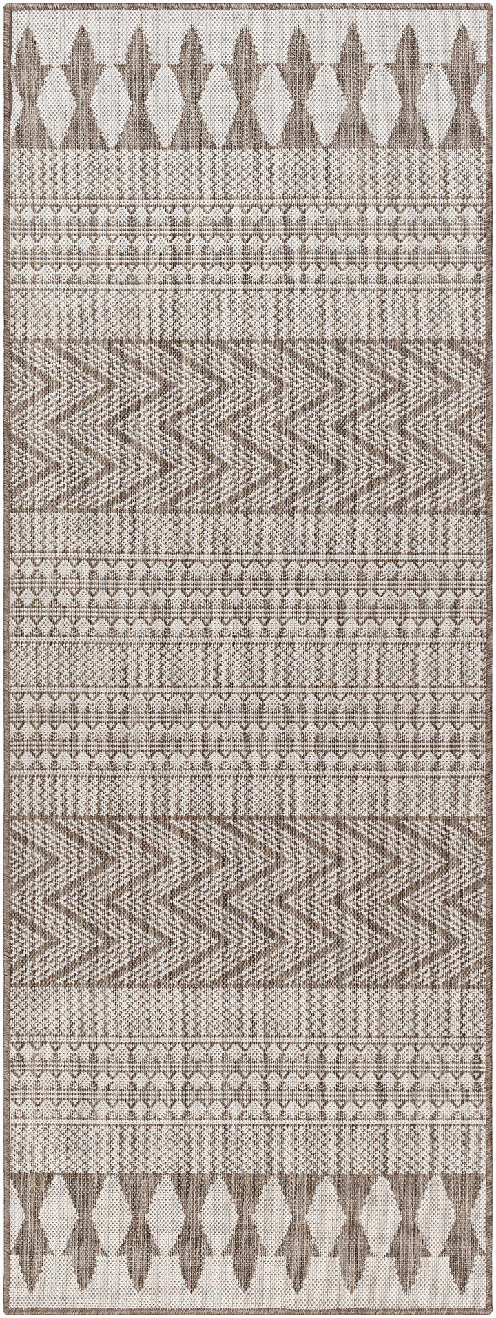 Asif Bohemian Beige And Brown Rug