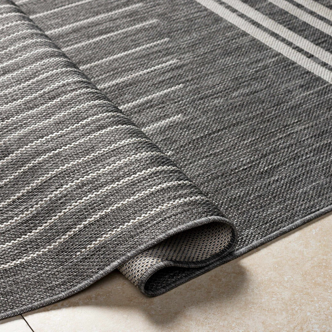 Aviya Modern Geometric Design Gray Area Rug