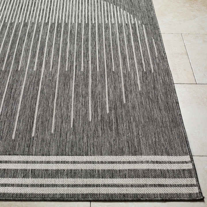 Aviya Modern Geometric Design Gray Area Rug