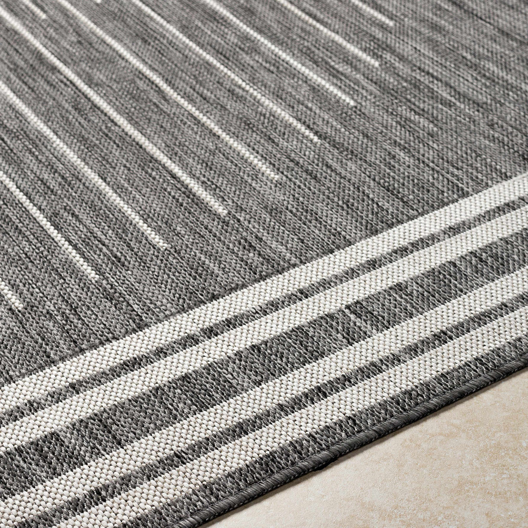 Aviya Modern Geometric Design Gray Area Rug