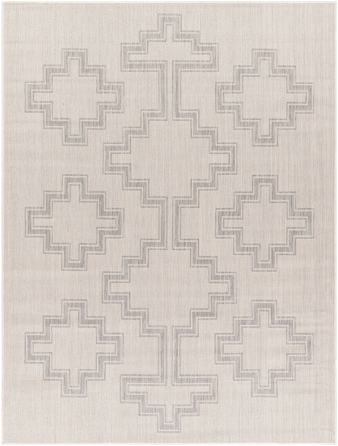 Fadil Bohemian Style Gray Area Rug