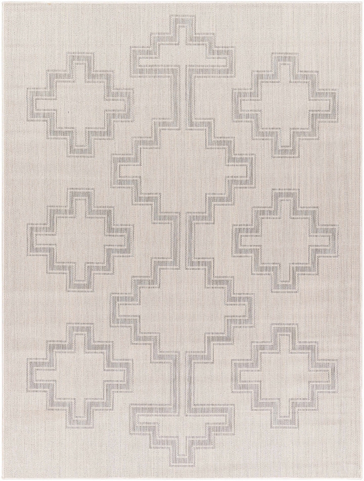 Fadil Bohemian Style Gray Area Rug