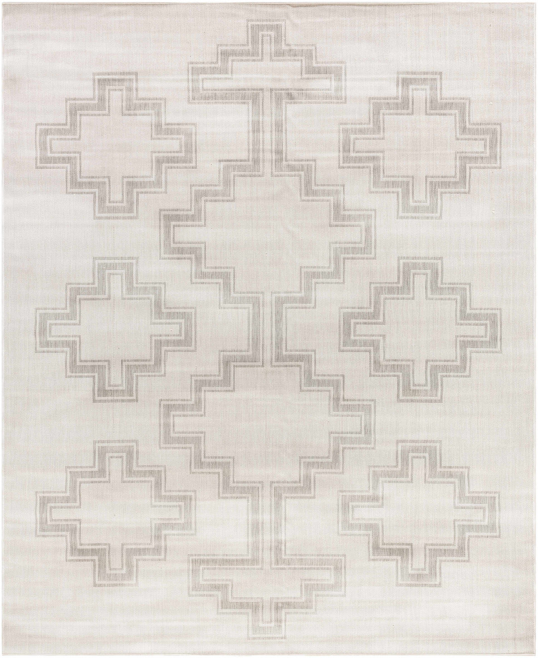 Fadil Bohemian Style Gray Area Rug