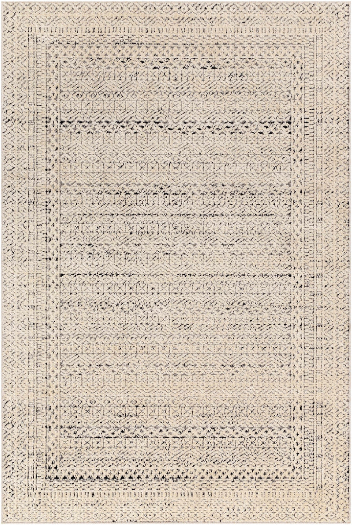 Said Beige And Black Traditional Style Rug