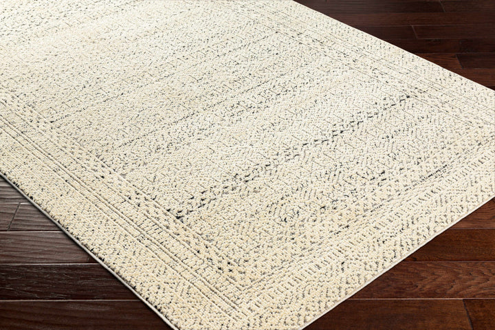 Said Beige And Black Traditional Style Rug