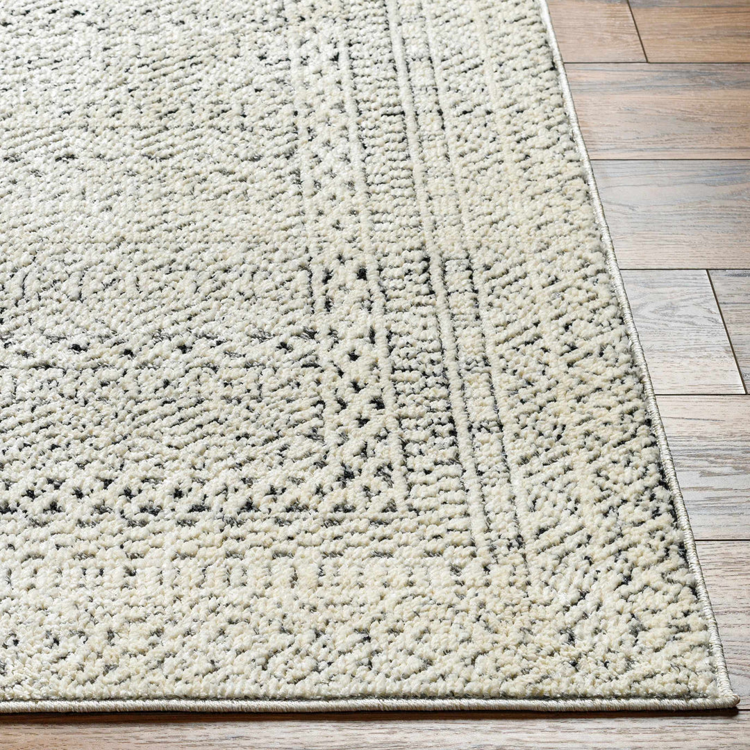 Said Beige And Black Traditional Style Rug
