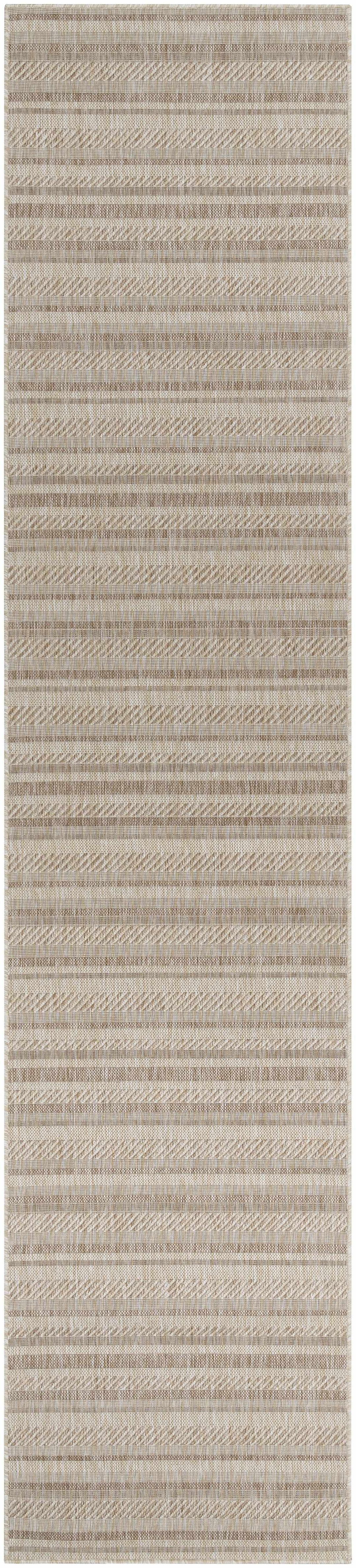 Sultanhisar Contemporary Style Beige Outdoor Area Rug