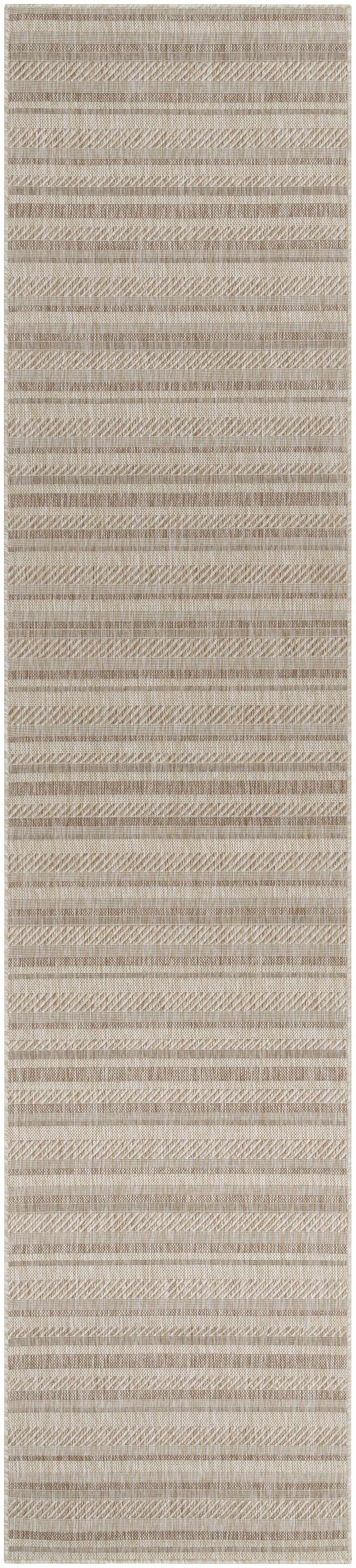 Sultanhisar Contemporary Style Beige Outdoor Area Rug