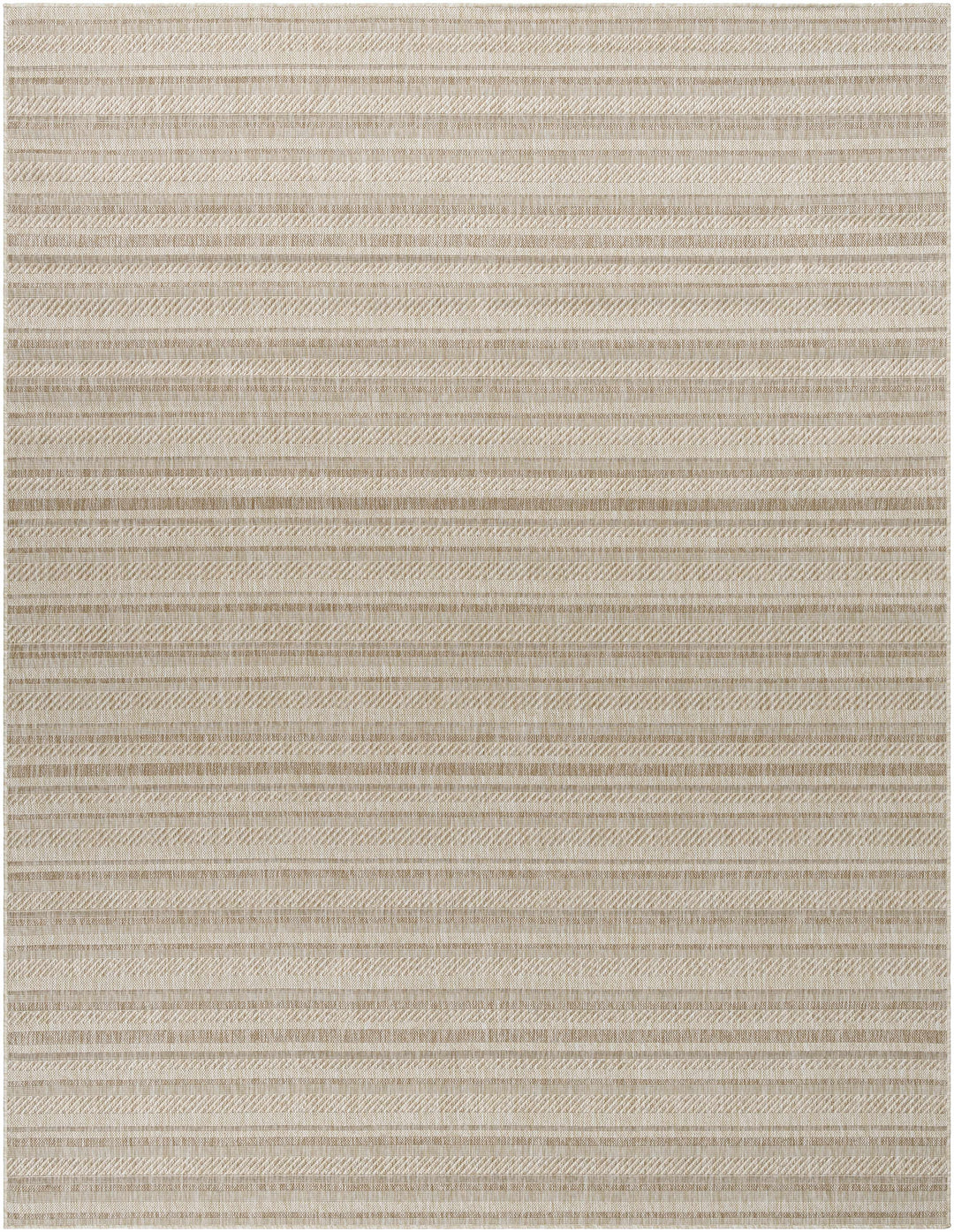 Sultanhisar Contemporary Style Beige Outdoor Area Rug