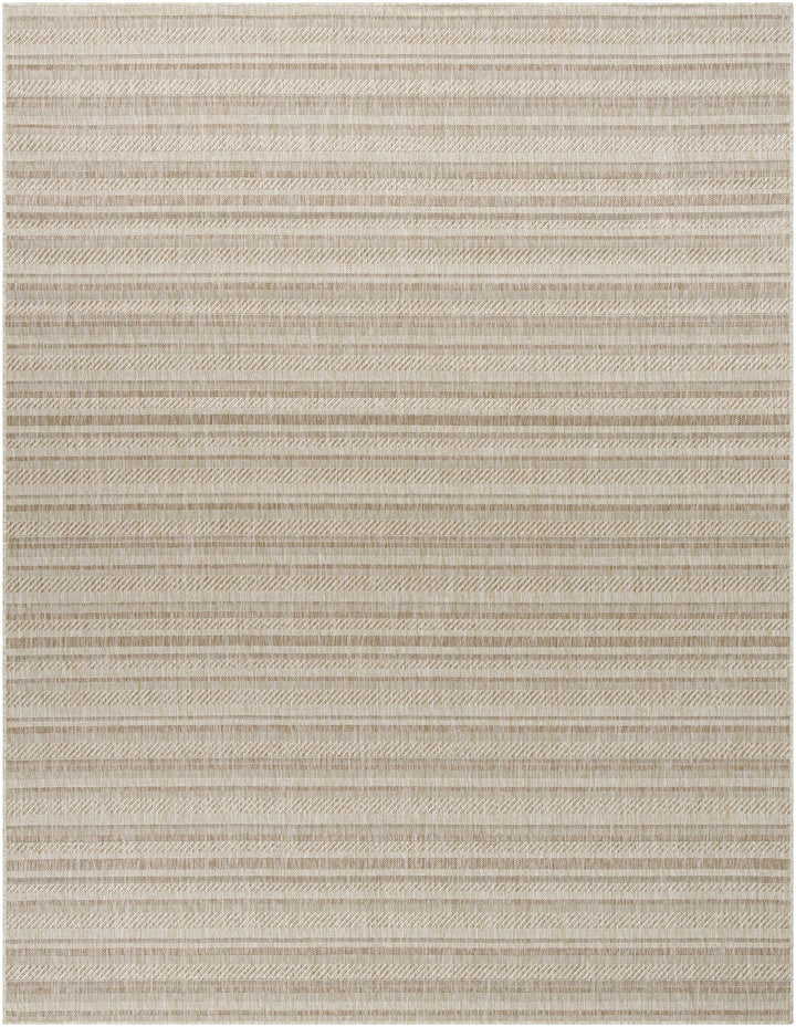 Sultanhisar Contemporary Style Beige Outdoor Area Rug