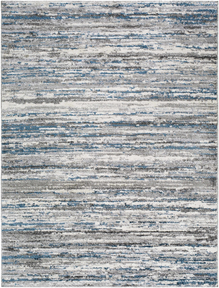 Skule Contemporary Abstract Design Gray And Charcoal Rug