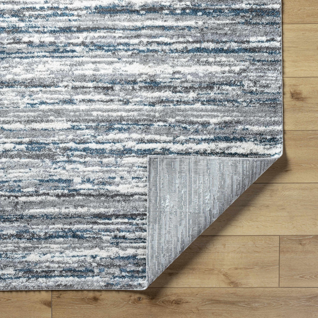 Skule Contemporary Abstract Design Gray And Charcoal Rug
