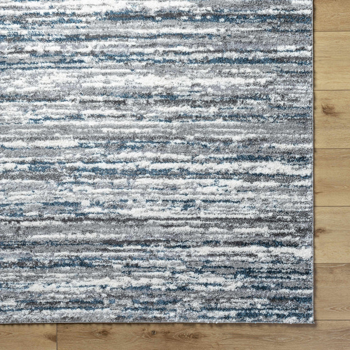 Skule Contemporary Abstract Design Gray And Charcoal Rug
