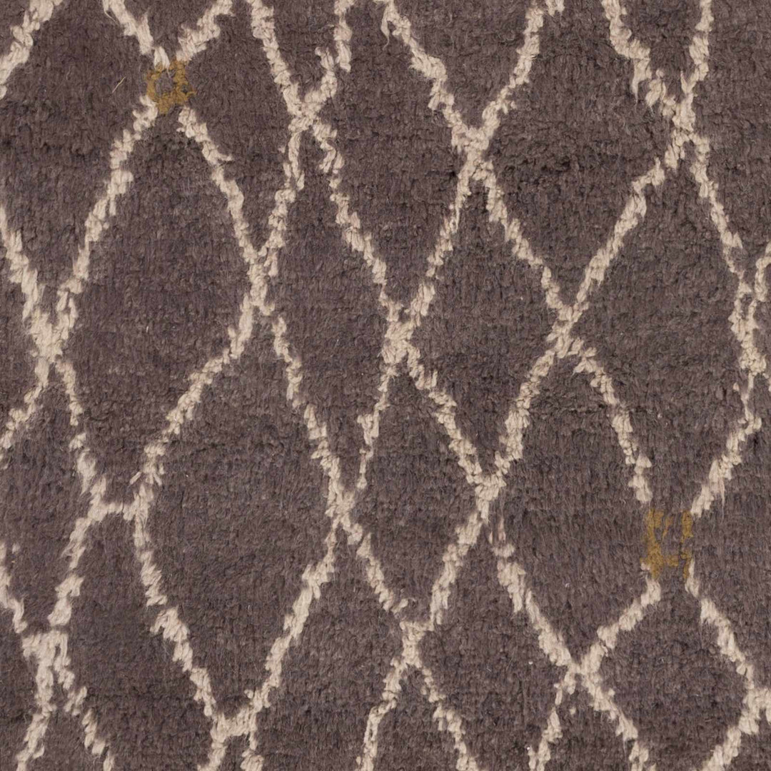 Summerfield Contemporary Style Taupe Hand Knotted Wool Area Carpet