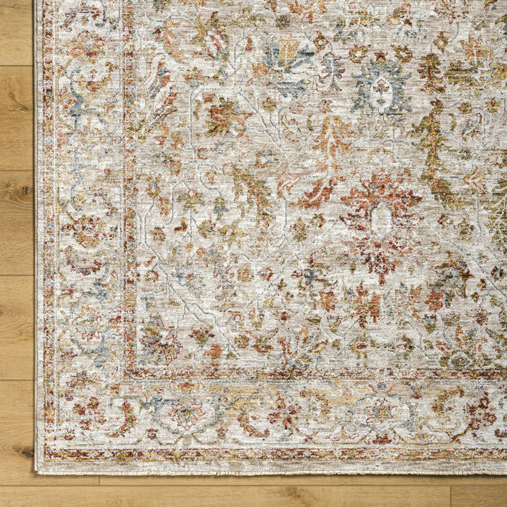 Asabi Ivory And Mustard Traditional Style Rug