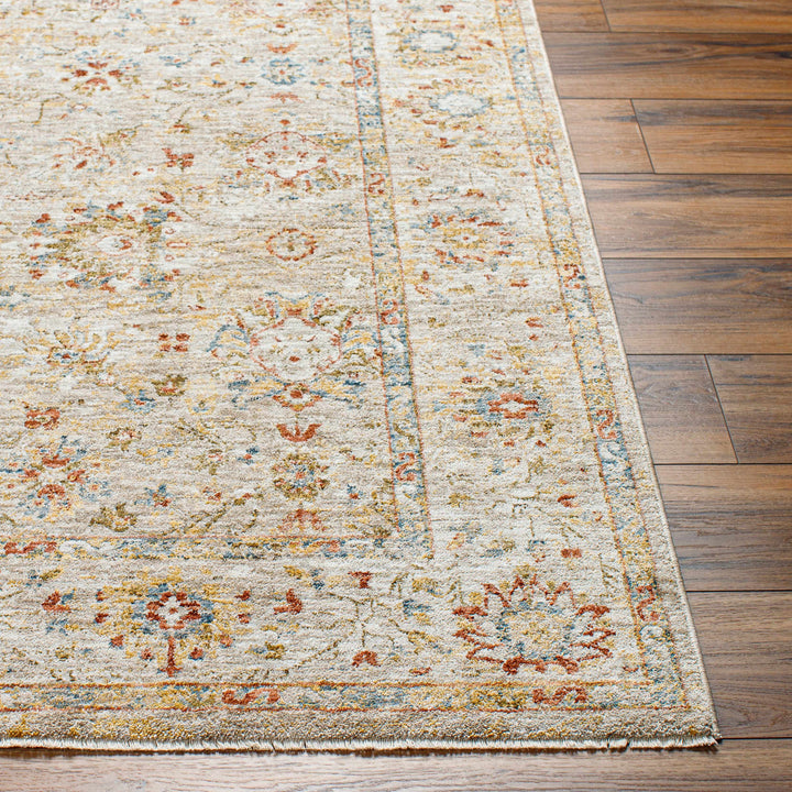 Duong Traditional Style Beige And Rust Area Rug