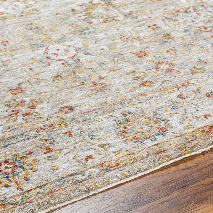 Duong Traditional Style Beige And Rust Area Rug