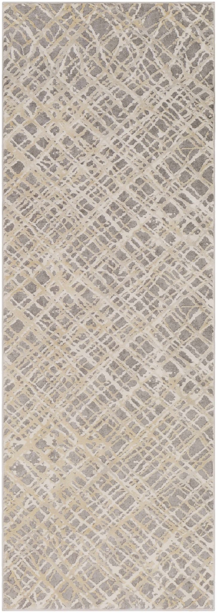 Smock Modern Abstract Design Beige And Gray Area Rug - The Rug Decor
