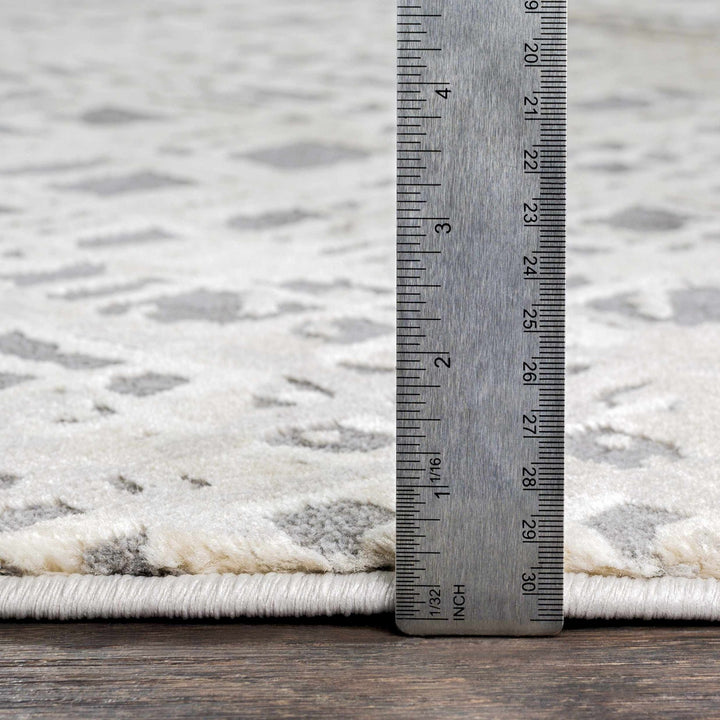Smock Modern Abstract Design Beige And Gray Area Rug - The Rug Decor