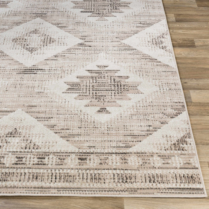 Smoketown Beige Modern Geometrical Design Area Rug - The Rug Decor