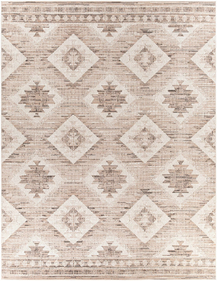 Smoketown Beige Modern Geometrical Design Area Rug - The Rug Decor