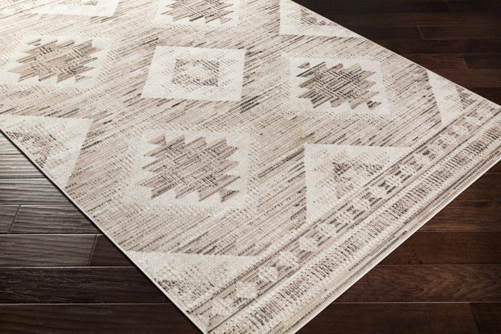 Smoketown Beige Modern Geometrical Design Area Rug - The Rug Decor