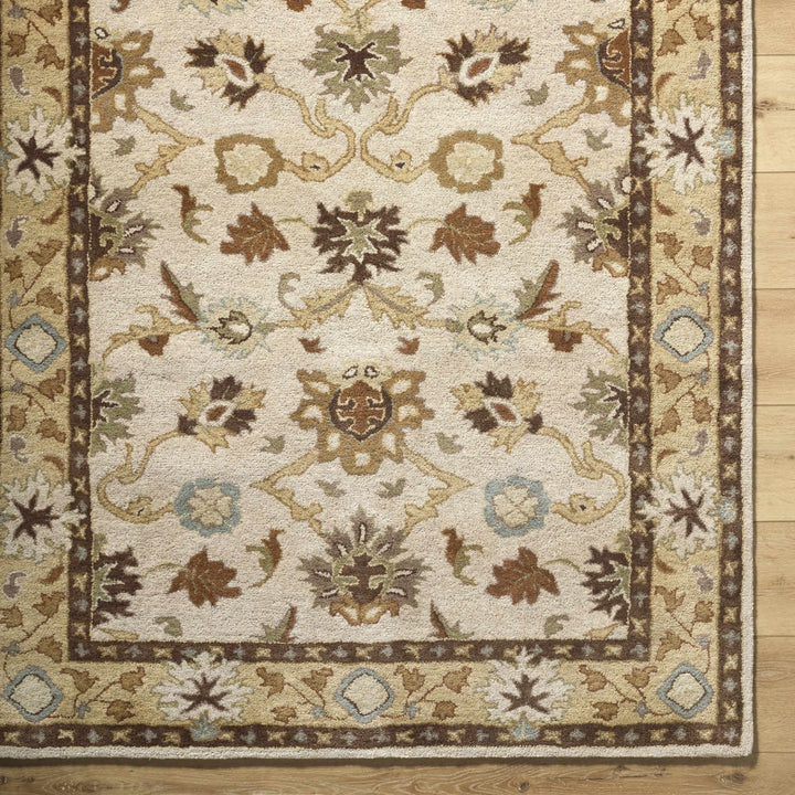 Smoot Traditional Oushak Beige And Brown Area Rug - The Rug Decor