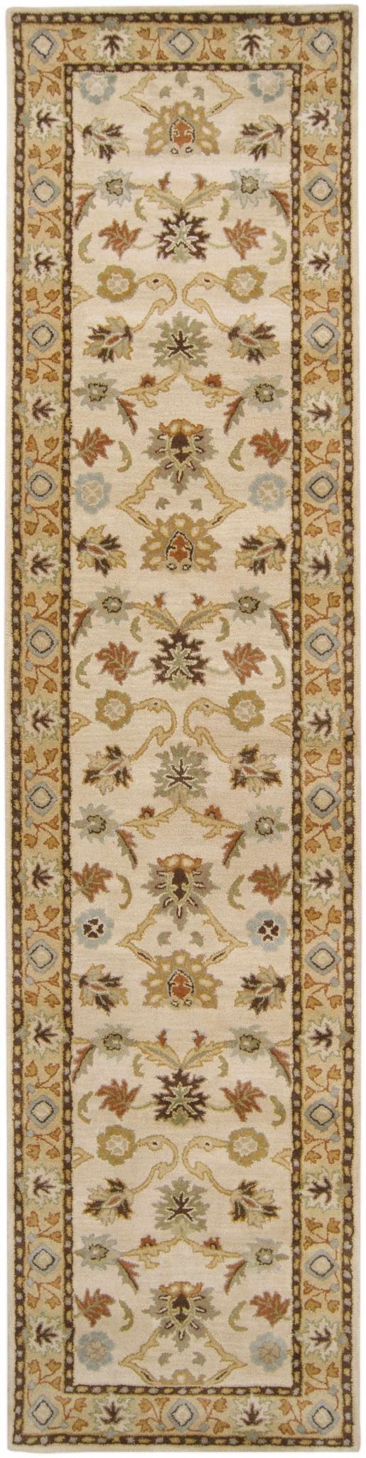 Smoot Traditional Oushak Beige And Brown Area Rug - The Rug Decor
