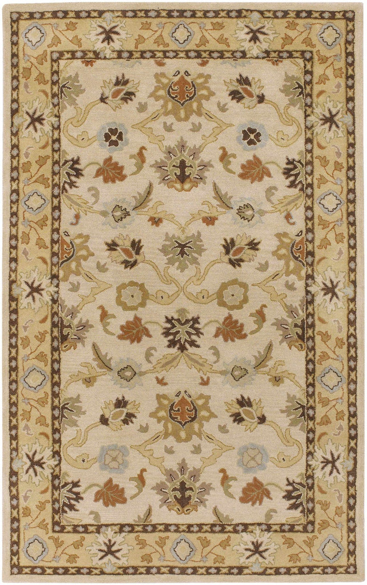 Smoot Traditional Oushak Beige And Brown Area Rug - The Rug Decor