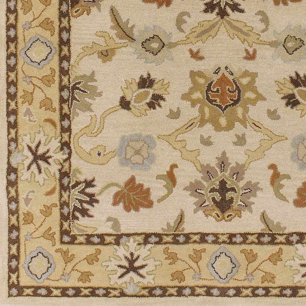Smoot Traditional Oushak Beige And Brown Area Rug - The Rug Decor