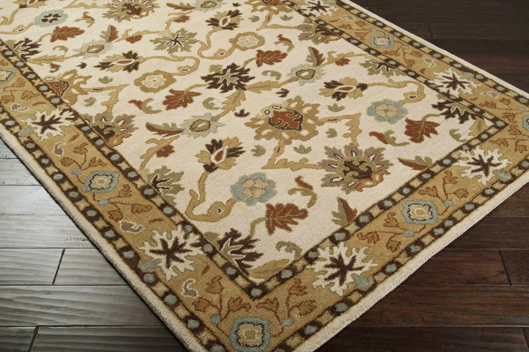 Smoot Traditional Oushak Beige And Brown Area Rug - The Rug Decor