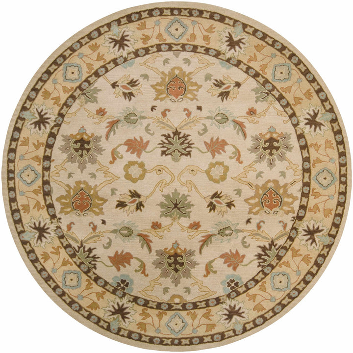 Smoot Traditional Oushak Beige And Brown Area Rug - The Rug Decor