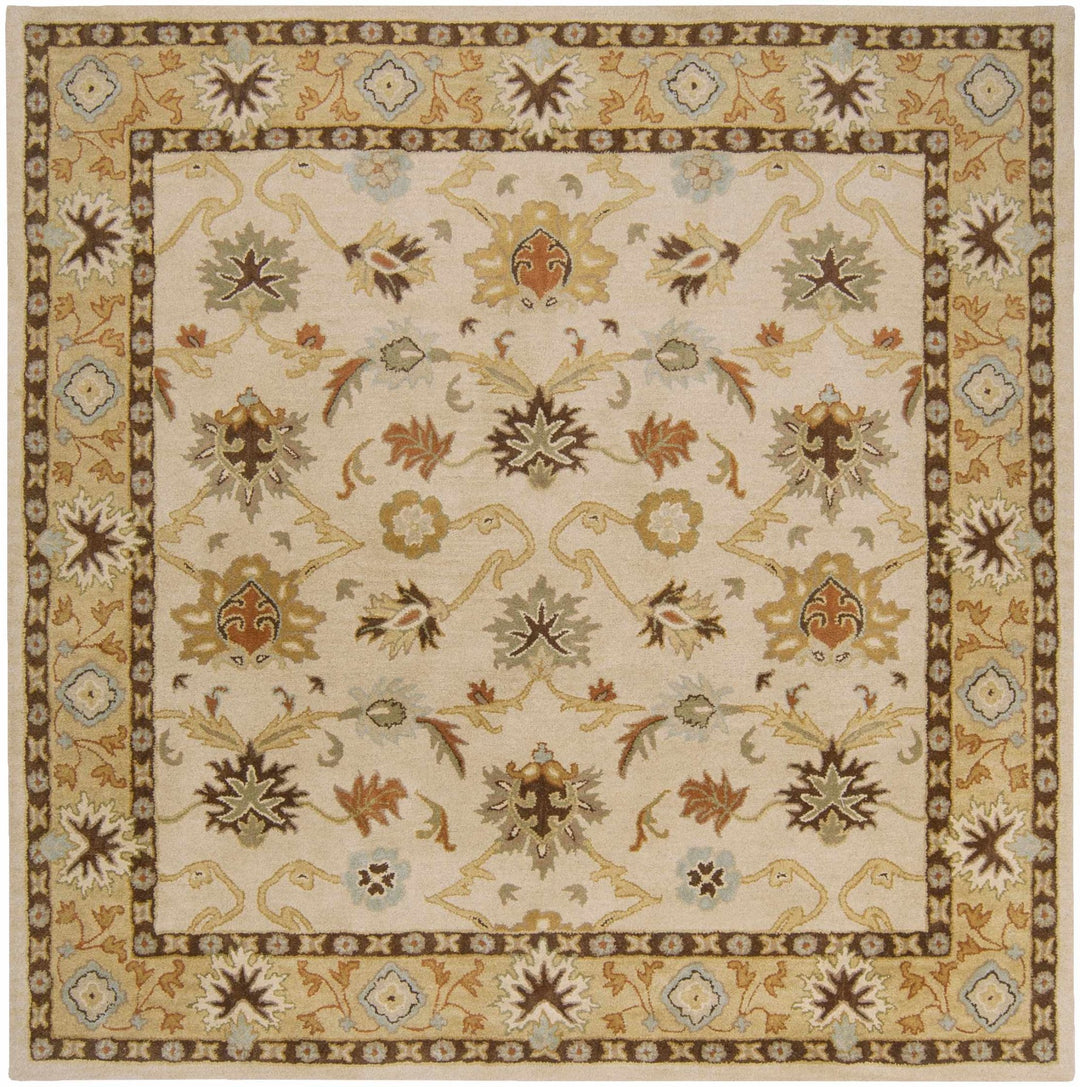Smoot Traditional Oushak Beige And Brown Area Rug - The Rug Decor