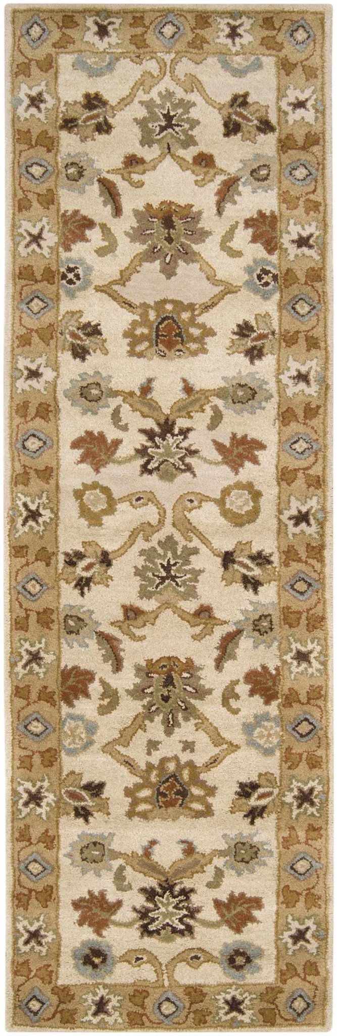 Smoot Traditional Oushak Beige And Brown Area Rug - The Rug Decor