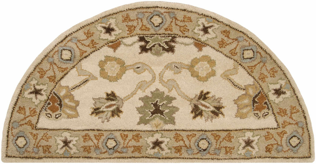 Smoot Traditional Oushak Beige And Brown Area Rug - The Rug Decor